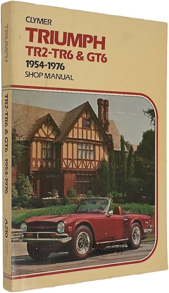 view cover of 1954-1976 TR2-TR6 & GT6 Clymer Publications Service Repair Handbook