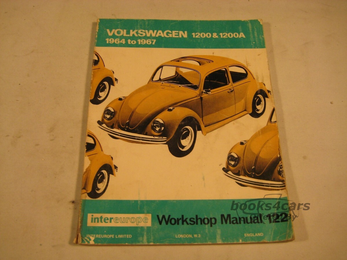 view cover of 1964-1967 Volkswagen 1200 & 1200A Shop Service Repair Manual by Intereurope