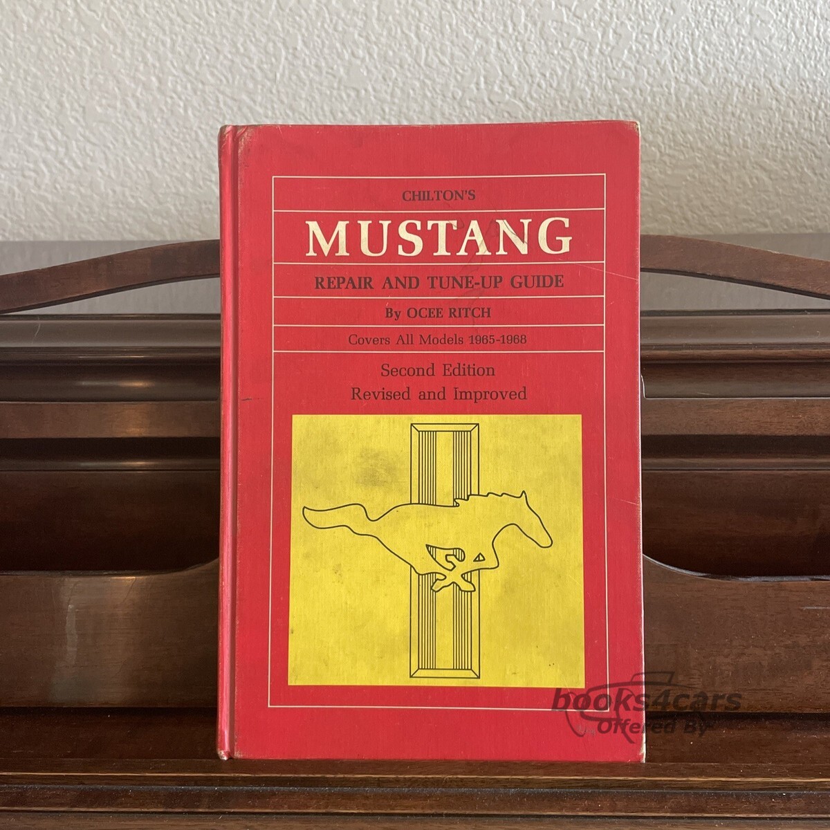 view cover of 1965-1968 Ford Mustang Shop Service Repair Manual by Ocee Ritch printed by Chilton