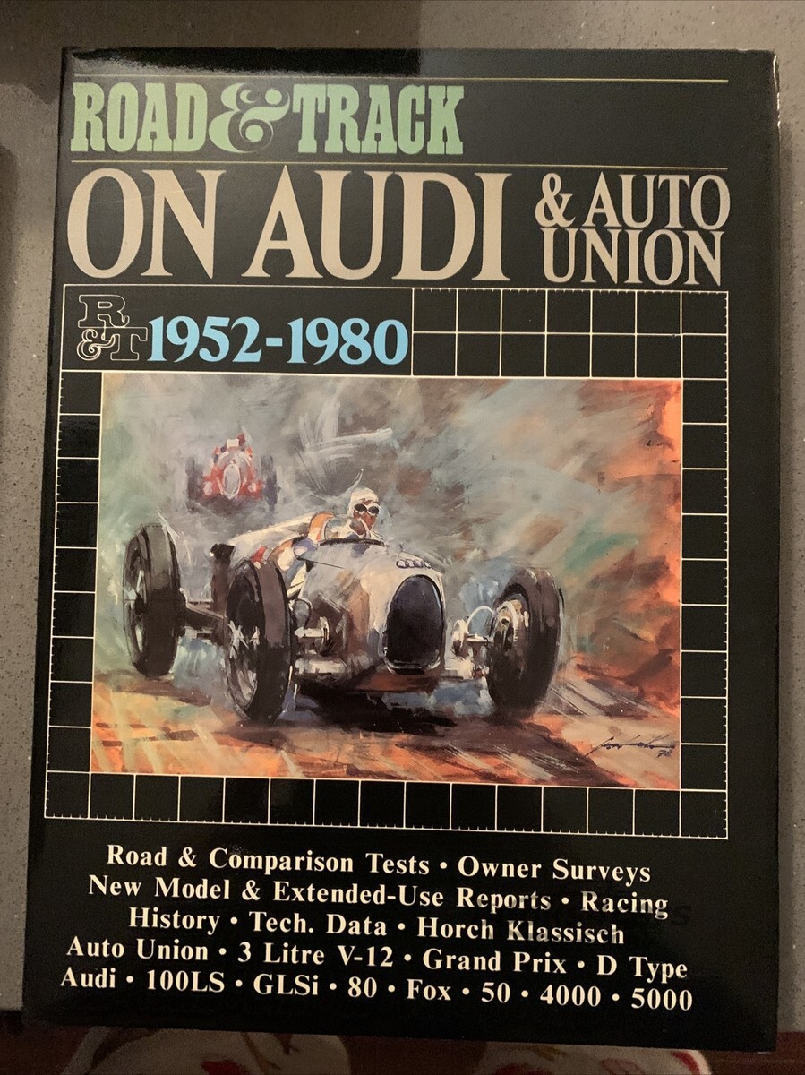 view cover of 1952-1980 Road & Track on Audi & Auto Union, 96 pgs. of articles compiled by Brooklands