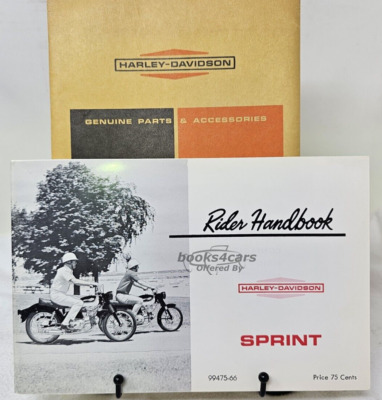 view cover of 1966 Sprint Owners Manual by Harley Davidson