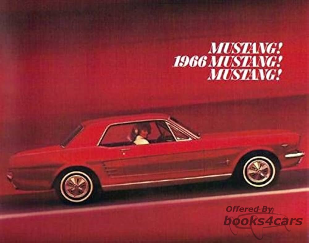 view cover of 1966 Mustang Sales Brochure by Ford