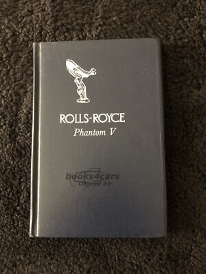 view cover of Phantom V owners manual by Rolls Royce