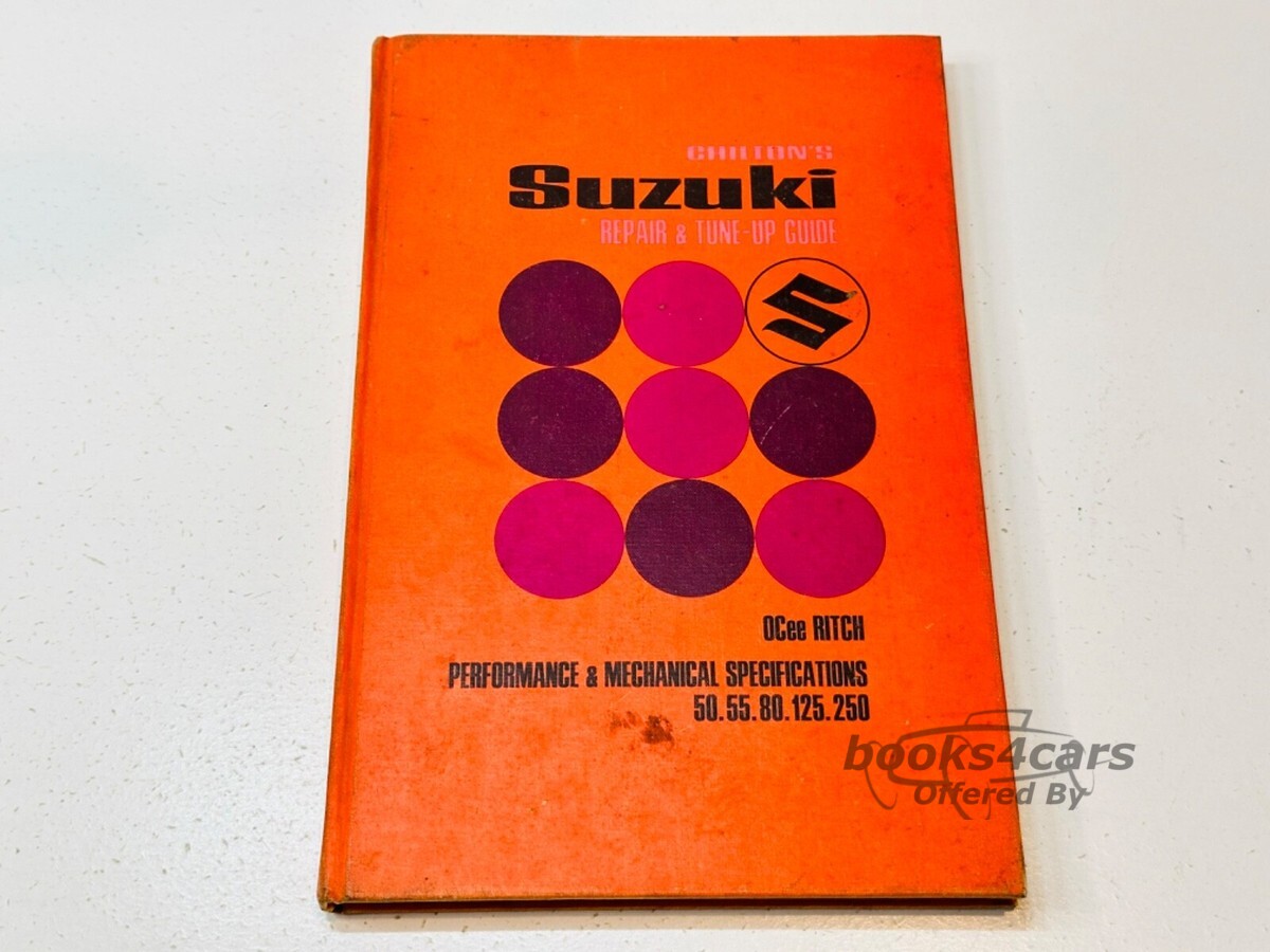 view cover of Suzuki shop Service repair Manual 50 55 80 125 250 by Chiltons
