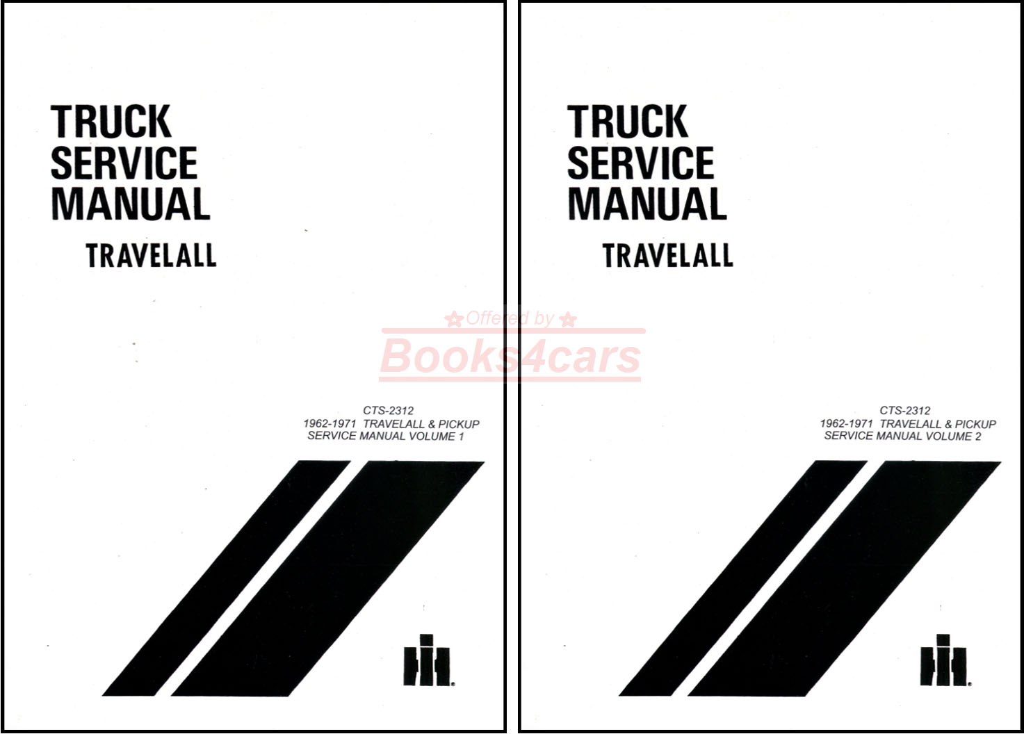 view cover of 1962-1971 Travelall & Pickups Shop Service Repair Manual by International cover 1/2-1 ton