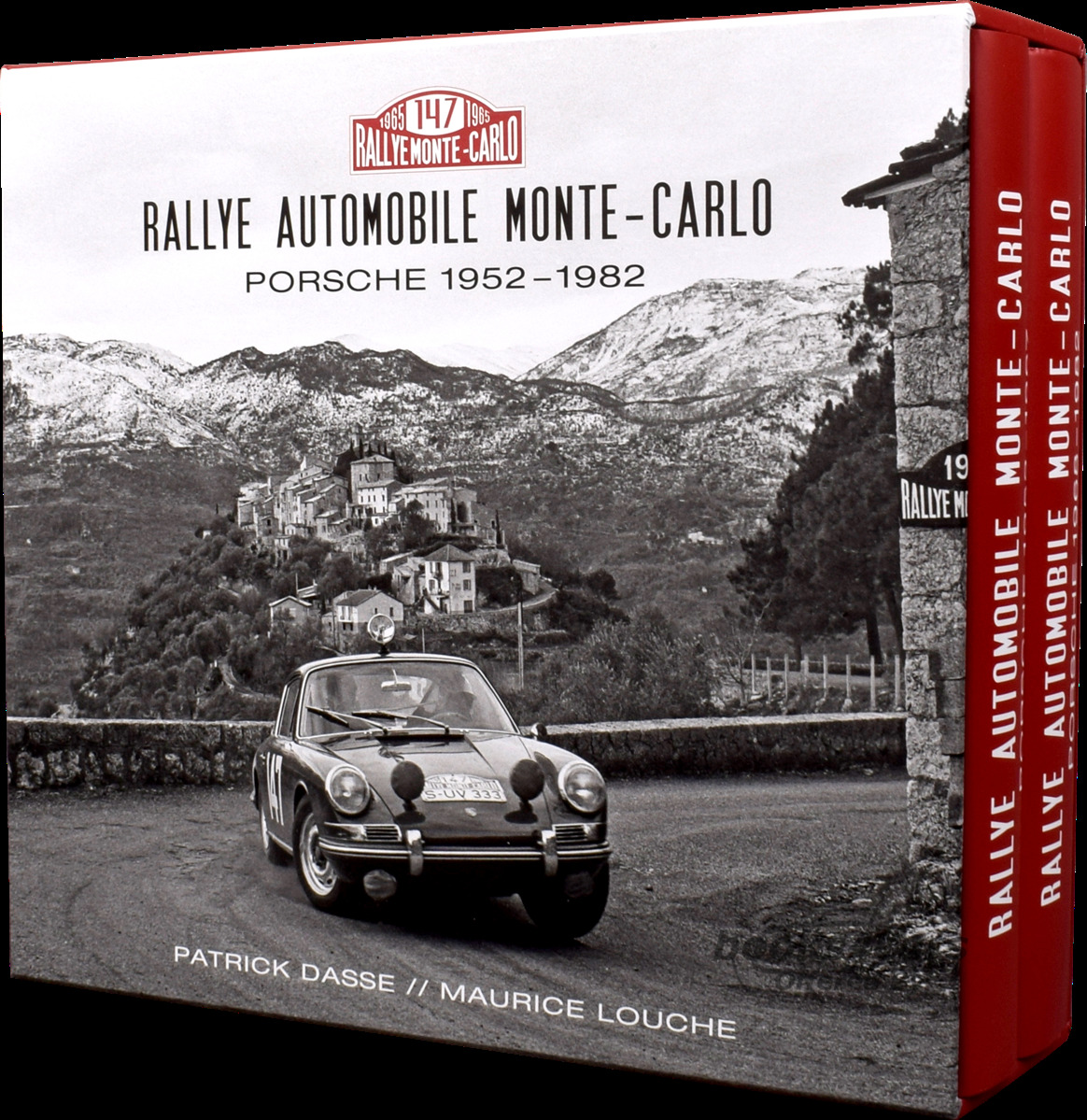 view cover of 1952-1982 Porsche at the Rally Monte Carlo 912 pages in two hardcover volumes in specail slipcase