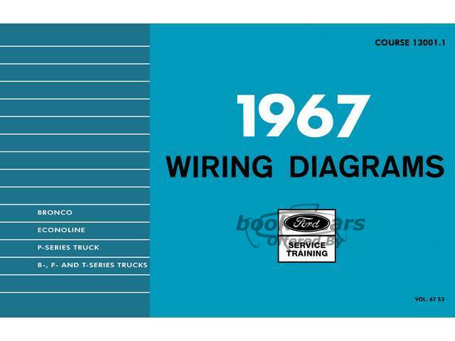 view cover of 1967 Bronco Wiring diagrams by Ford