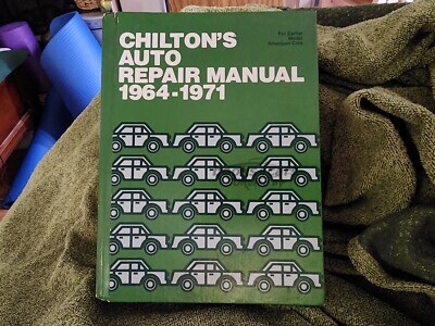 view cover of 1964-1971 Chilton's Domestic Auto Shop Service Repair Manual
