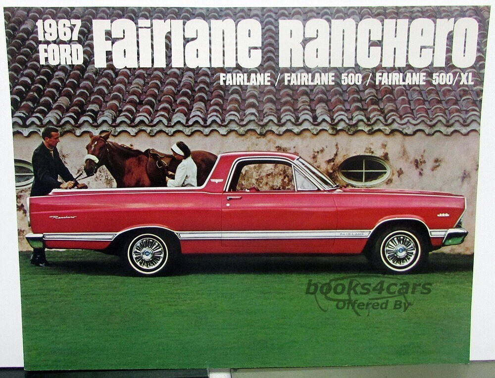 view cover of 1967 Ford Ranchero Car Sales Brochure