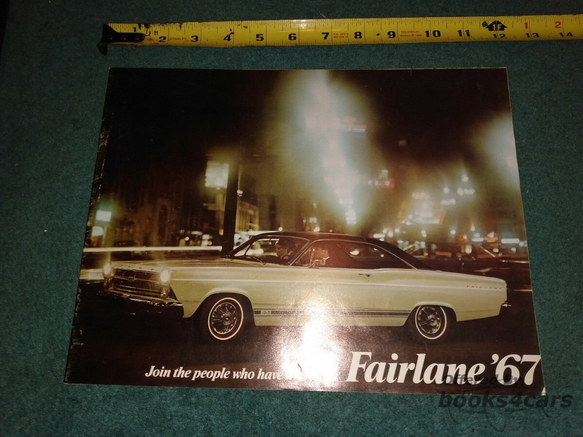 view cover of 1967 Ford Fairlane Sales Brochure