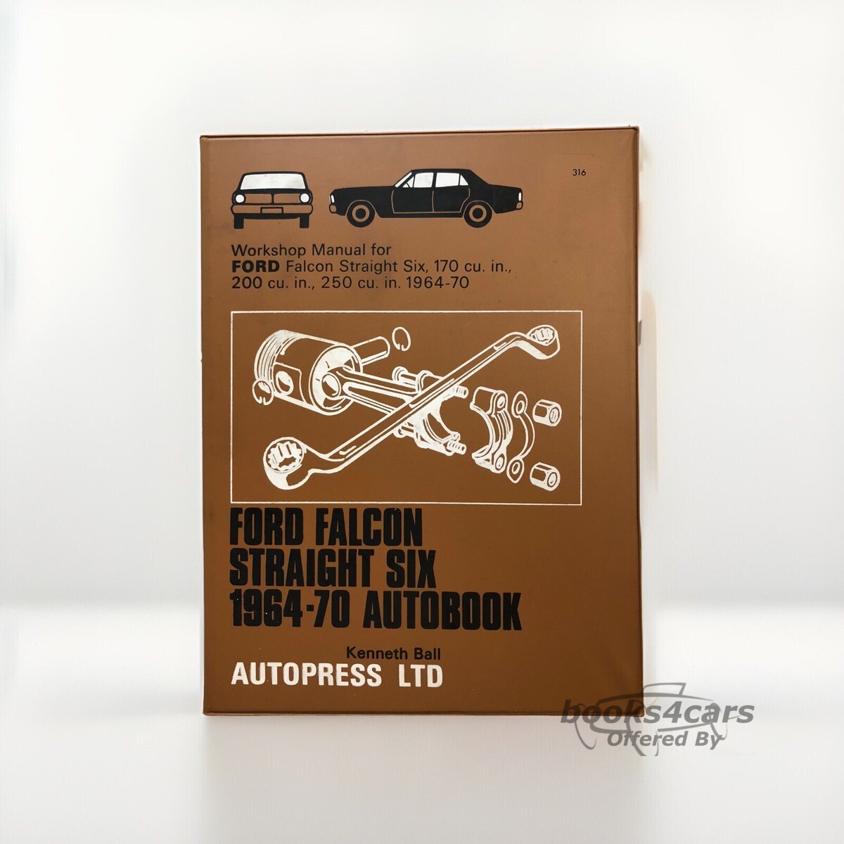 view cover of 1964-1970 Ford Falcon Shop Manual by Autobooks for all 6 cyl models