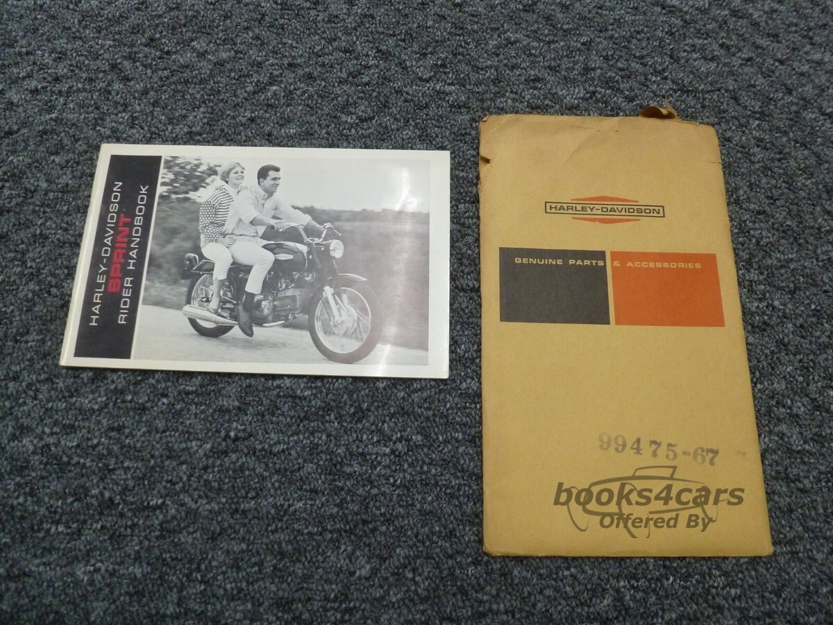 view cover of 1967 Sprint Owners Manual by Harley Davidson