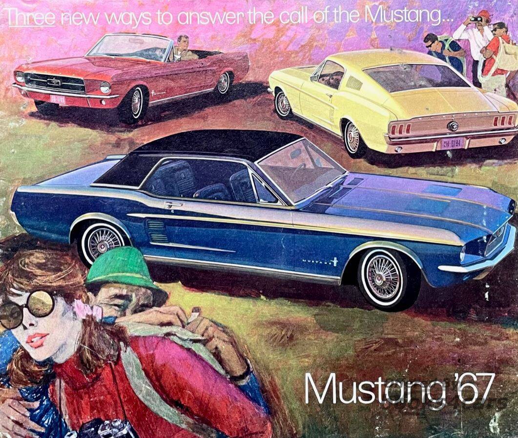 view cover of 1967 Mustang Sales Brochure by Ford