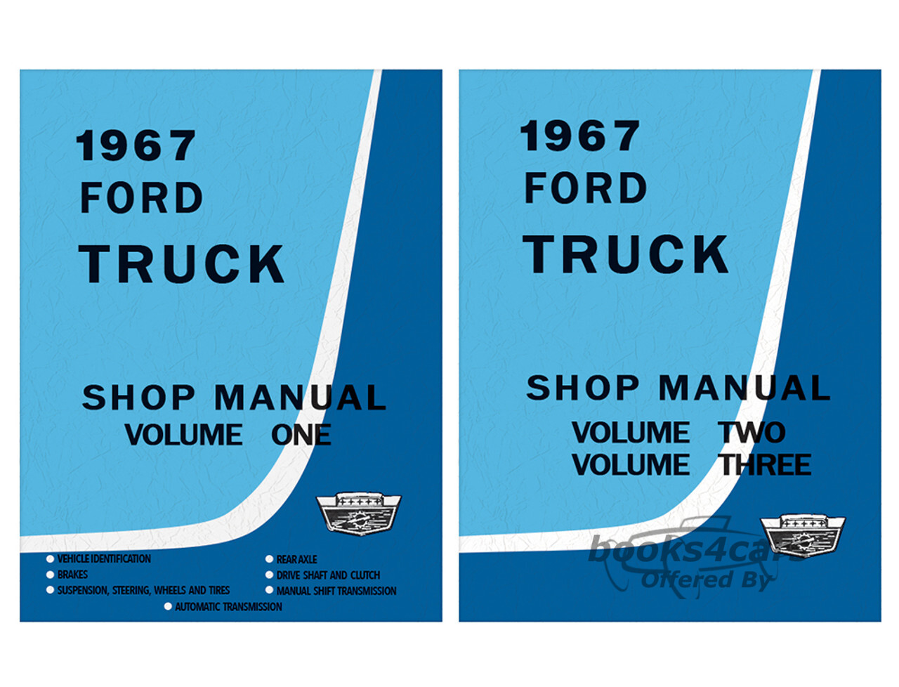view cover of 1967 Shop Service Repair Manual volume #2 by Ford Truck covering Engine Ignition Fuel Exhaust & Cooling F100 F150 F250 F350