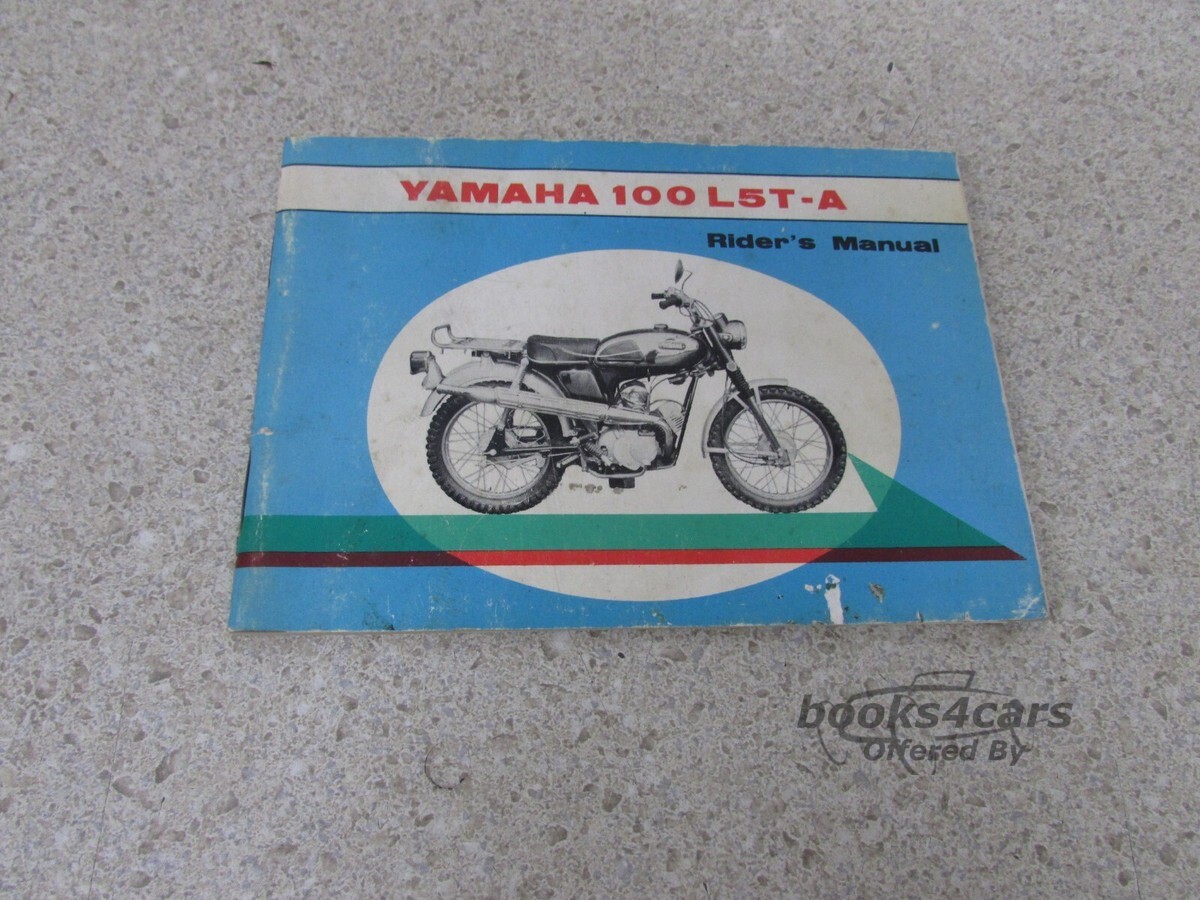 view cover of Yamaha 100 L5T Owners Manual by Yamaha