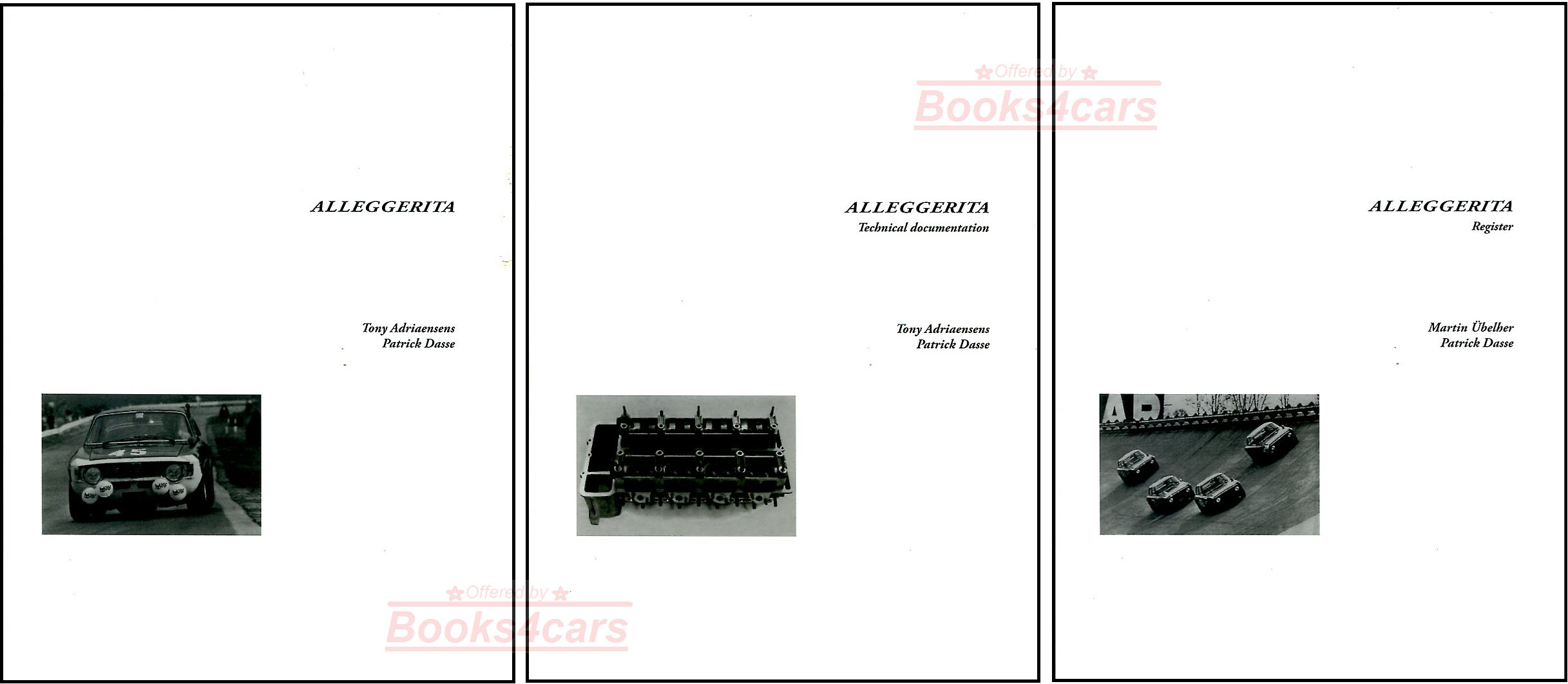 view cover of Alleggerita on Alfa Romeo GTA revised edition 3-volume set 1,456 pages