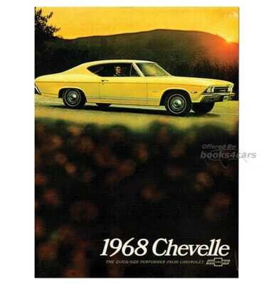 view cover of 1968 Chevelle sales Brochure by Chevrolet