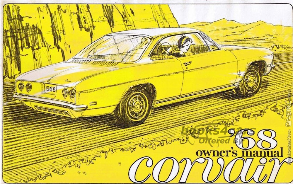 view cover of 1968 Corvair Owners manual, by Chevrolet