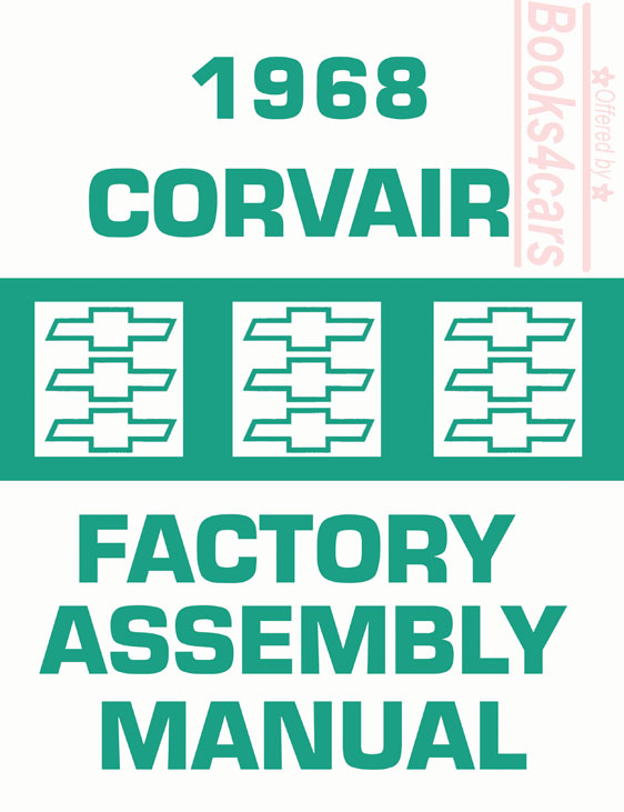 view cover of 1968 Assembly manual by Chevrolet for 1968 Corvair
