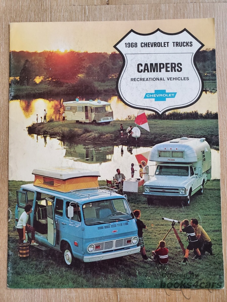 view cover of 1968 Chevrolet Camper Sales Brochure by Chevy Truck