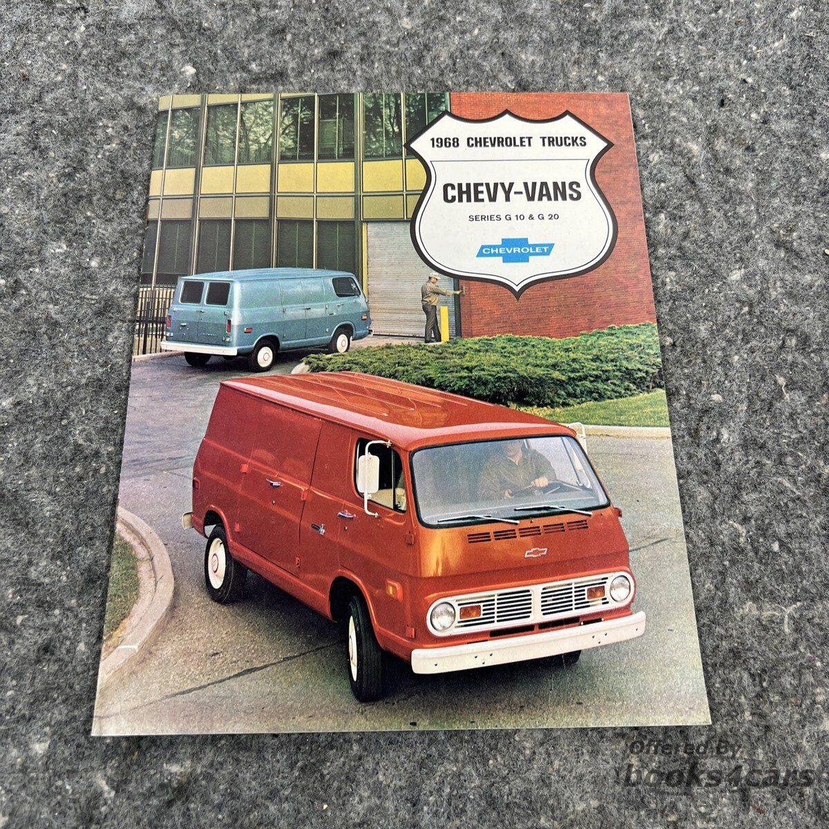 view cover of 1968 Chevy Vans Sales Brochure by Chevrolet