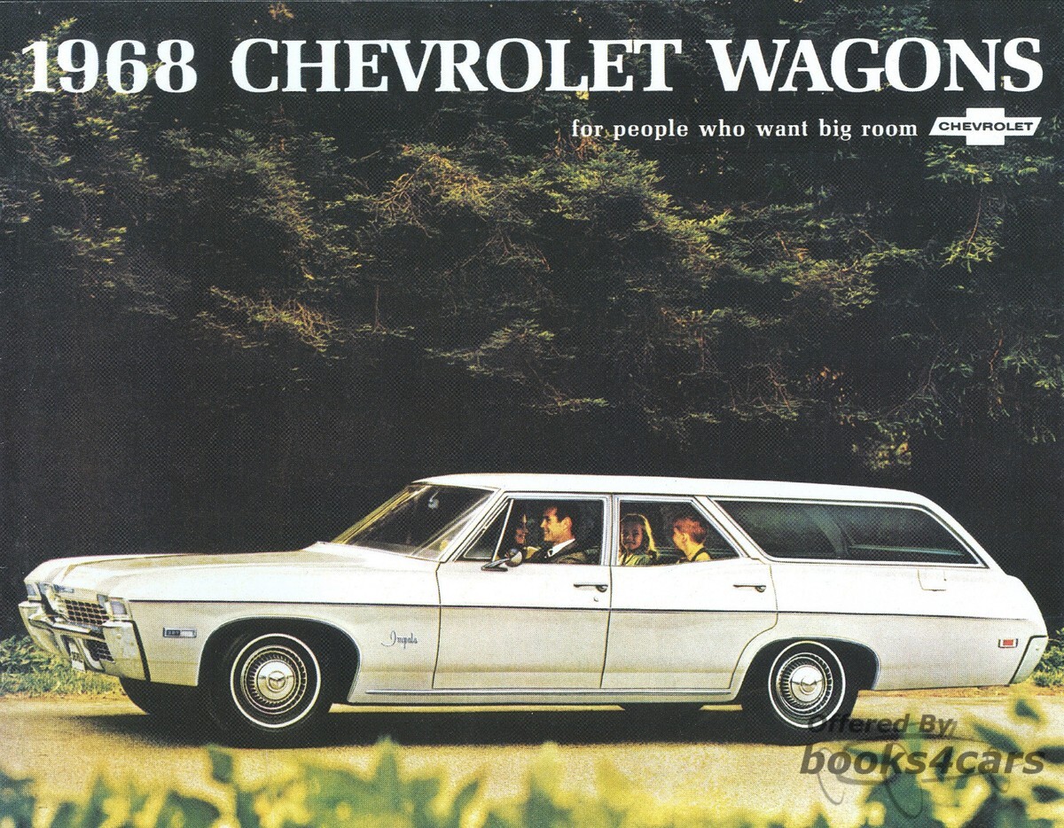 view cover of 1968 Chevrolet Station wagon sales Brochure