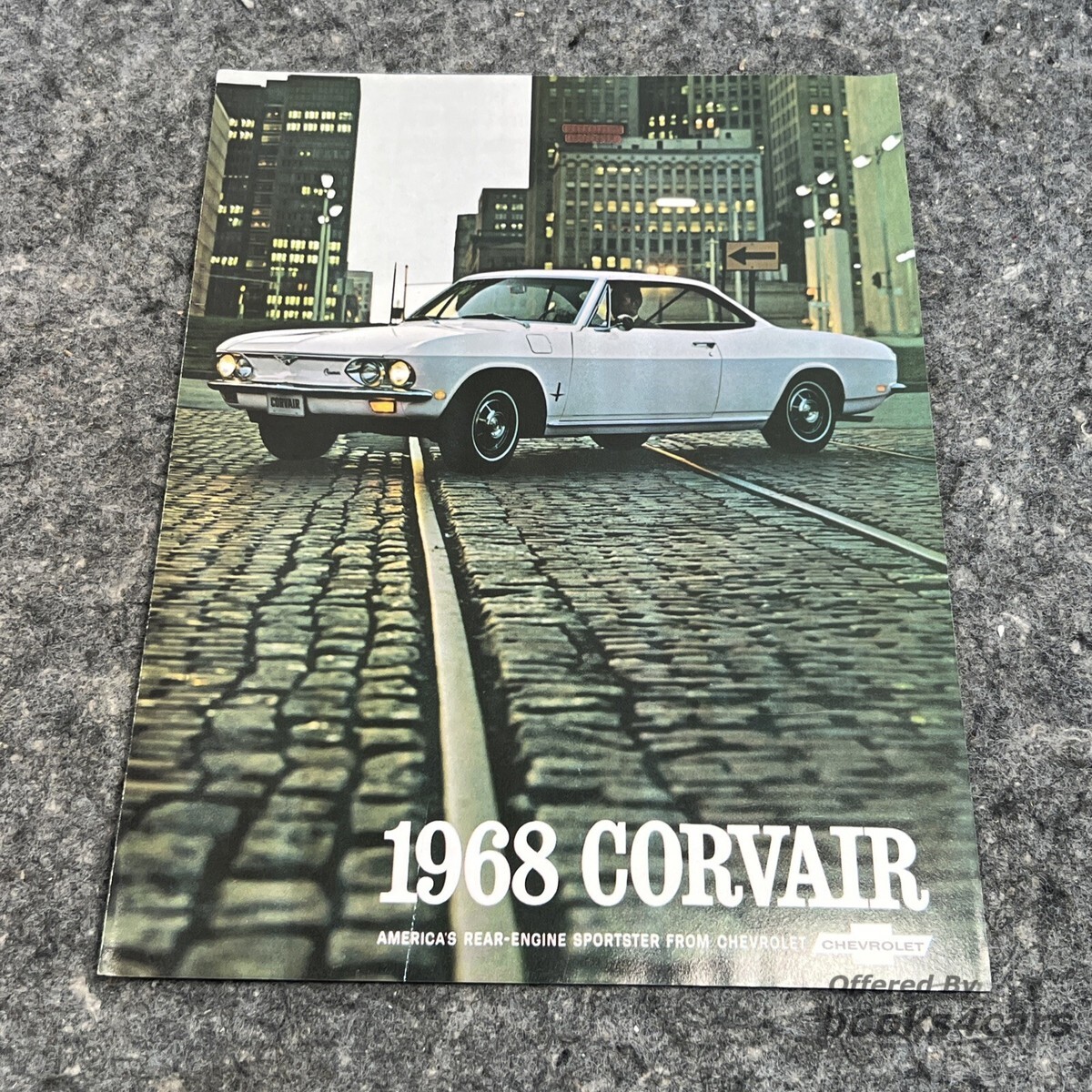 view cover of 1968 Chevrolet Corvair Sales Brochure