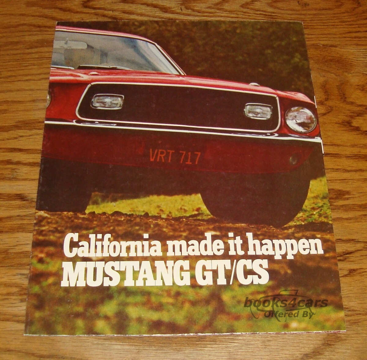 view cover of 1968 Ford Mustang GT/CS Sales Brochure