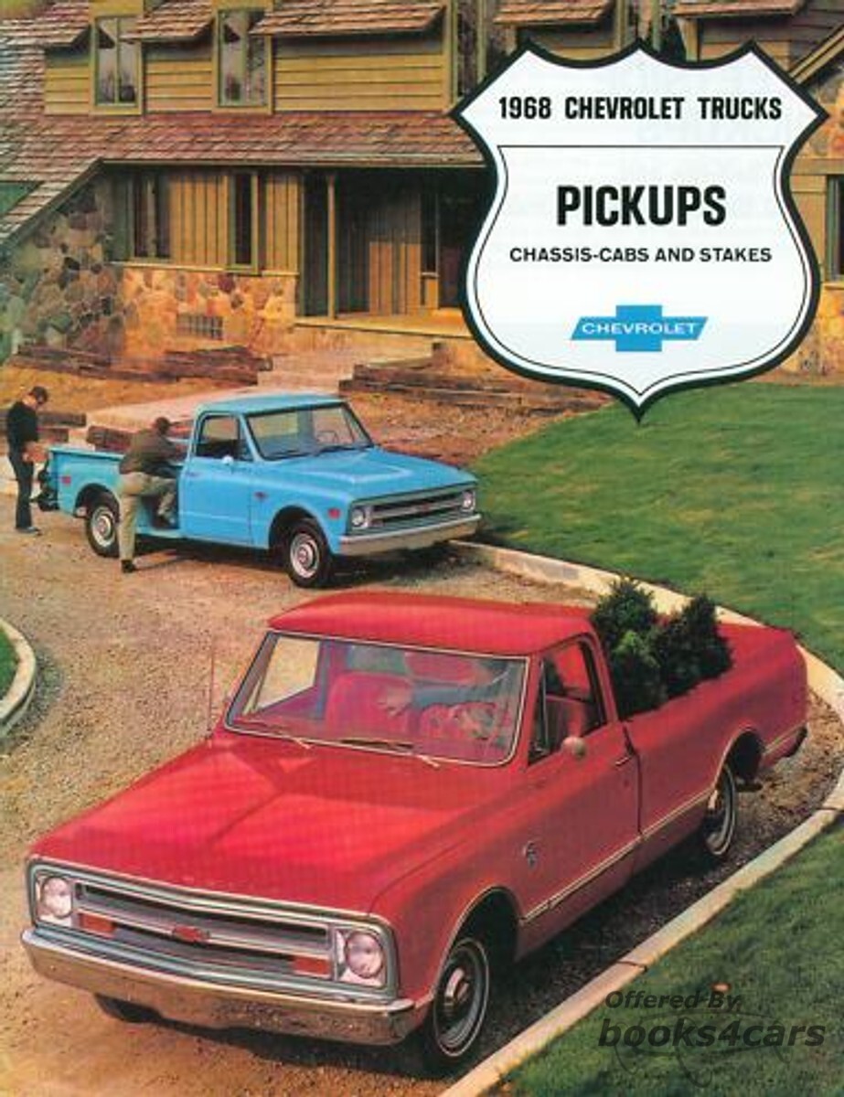view cover of 1968 Chevrolet Pickup Sales Brochure by Chevy Truck
