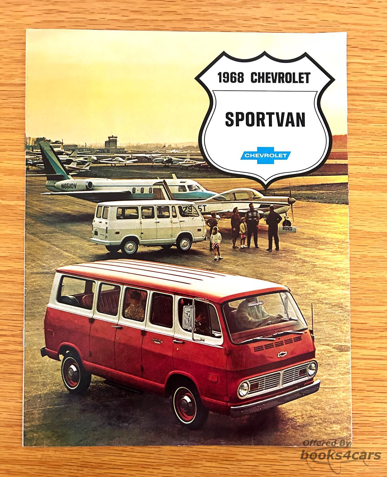 view cover of 1968 Chevrolet Sportvan Sport Van Sales Brochure