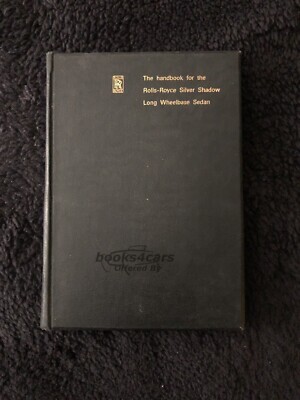 view cover of Silver Shadow Long Wheelbase Formal Sedan Owners Manual by Rolls Royce