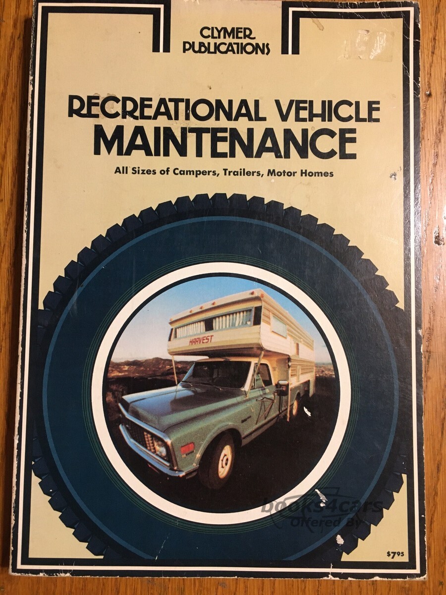 view cover of RV Recreational Vehicle Motorhome maintenance shop service repair manual for Motor home camper trailer 200 pages by Clymer