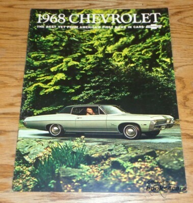 view cover of 1968 Chevy full-size car sales brochure; 28 pages.