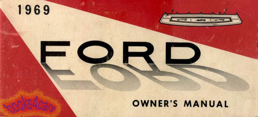 view cover of 1969 Ford Owners manual including Galaxie