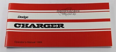 view cover of 1969 Charger Owners Manual by Dodge
