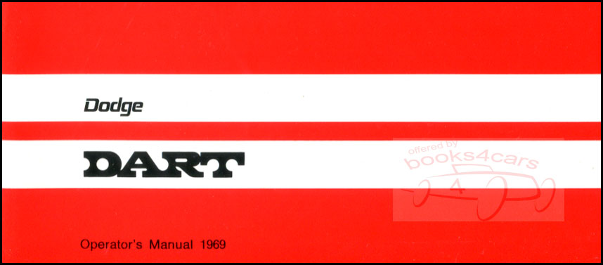 view cover of 1969 Dart Owners manual by Dodge