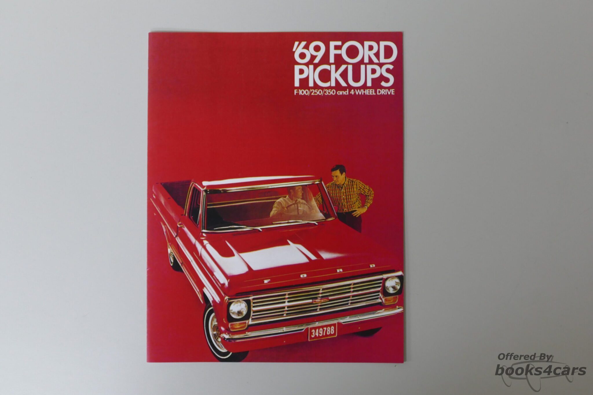 view cover of 1969 Sales Brochure by Ford Truck