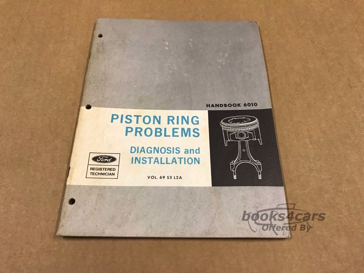 view cover of 1969 Piston ring problems - diagnosis and installation by Ford