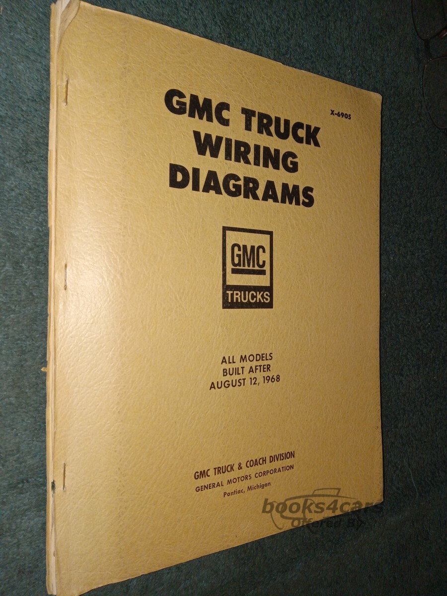 view cover of 1969 GMC truck Wiring manual all models
