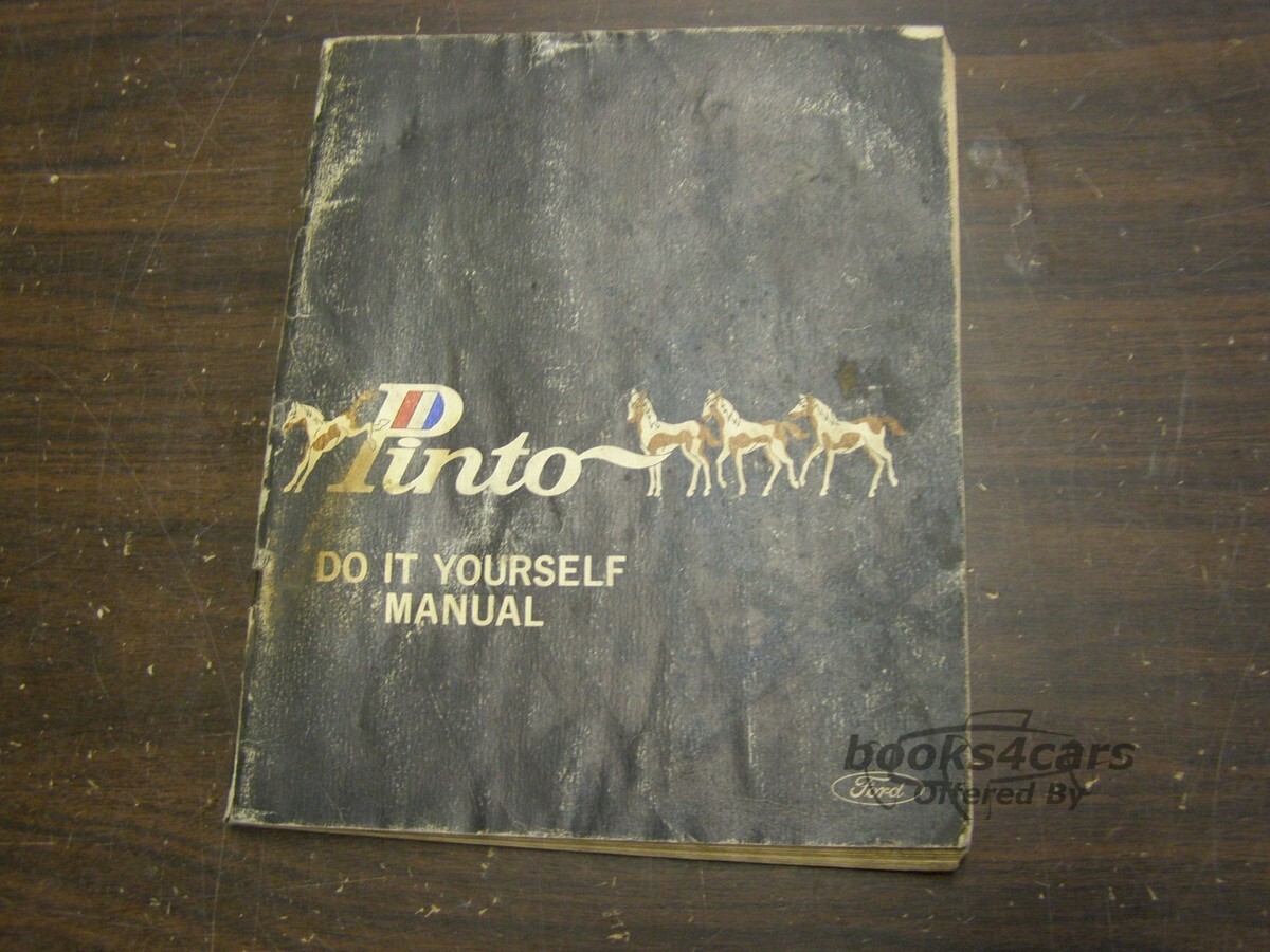 view cover of 1970-1971 Pinto Do it yourself manual by Ford.