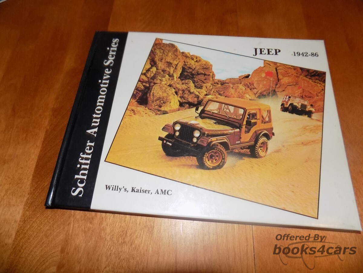 view cover of 1942-1986 Jeep photo history by Schiffer 96 pages hardcover