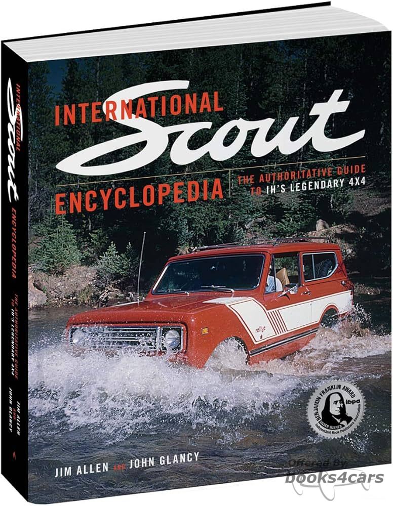 view cover of 1961-1980 International Scout Encyclopedia 384 pages Hardcover history by Allen & Glancy