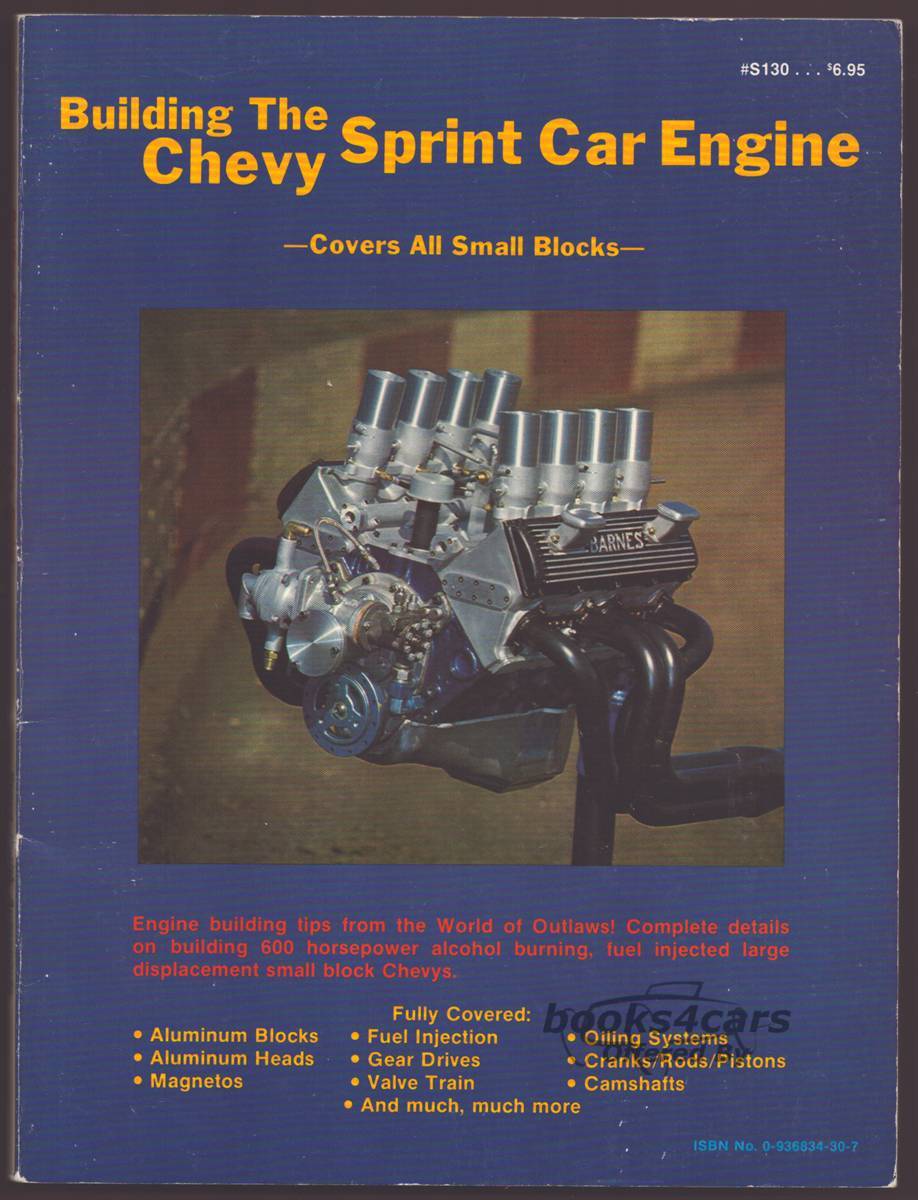 view cover of Building the Chevy Sprint Car Engine covers All Small Blocks: Engine Building Tips from the World of Outlaws by John Thawley 110 pages
