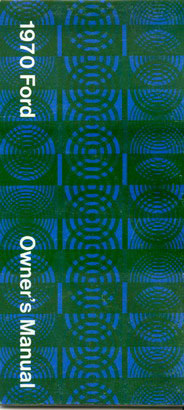 view cover of 1970 Car owner's manual by Ford