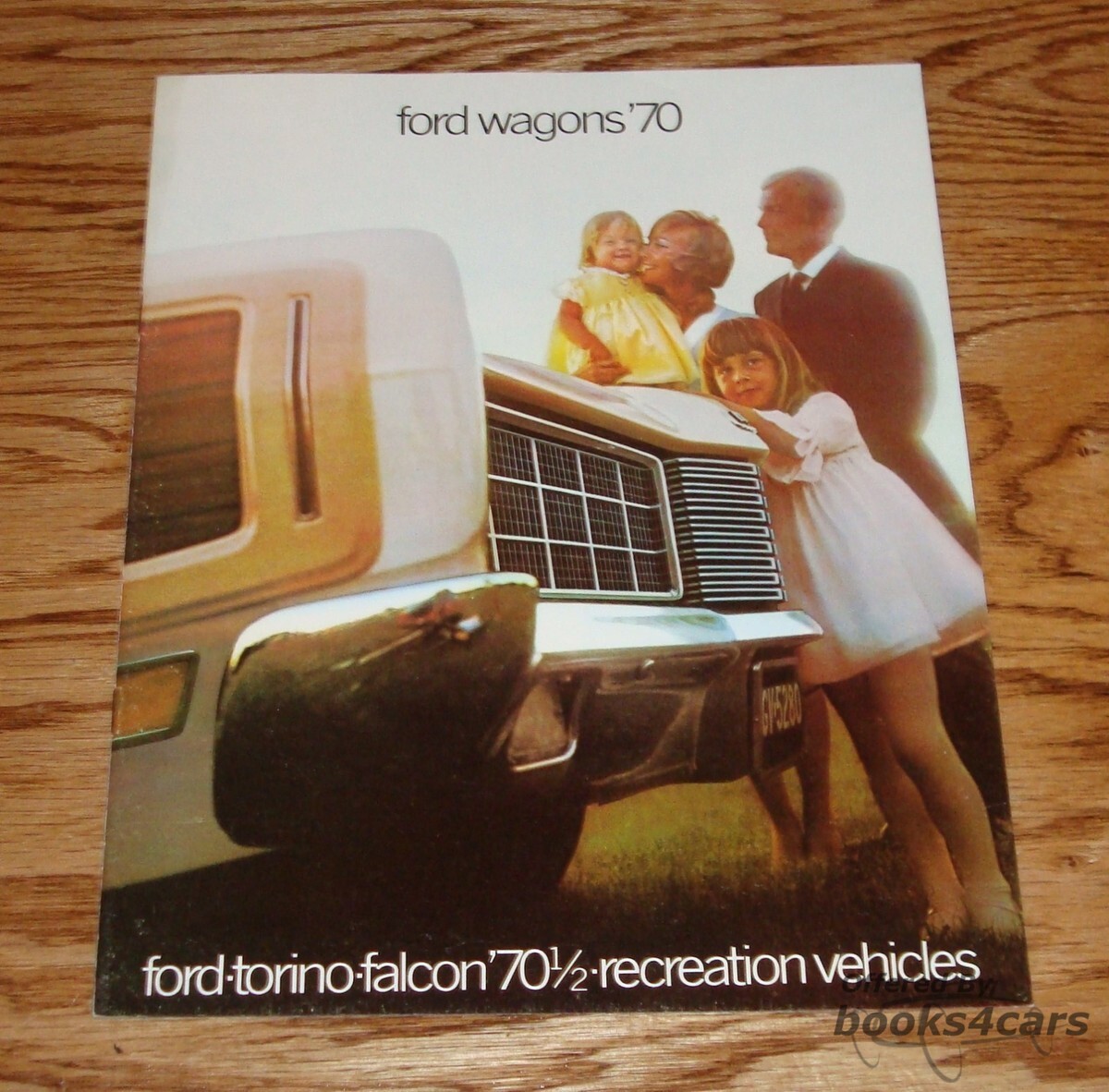 view cover of 1970 Ford Wagons Sales Brochure Covering the Torino Falcon Bronco and Club Wagons