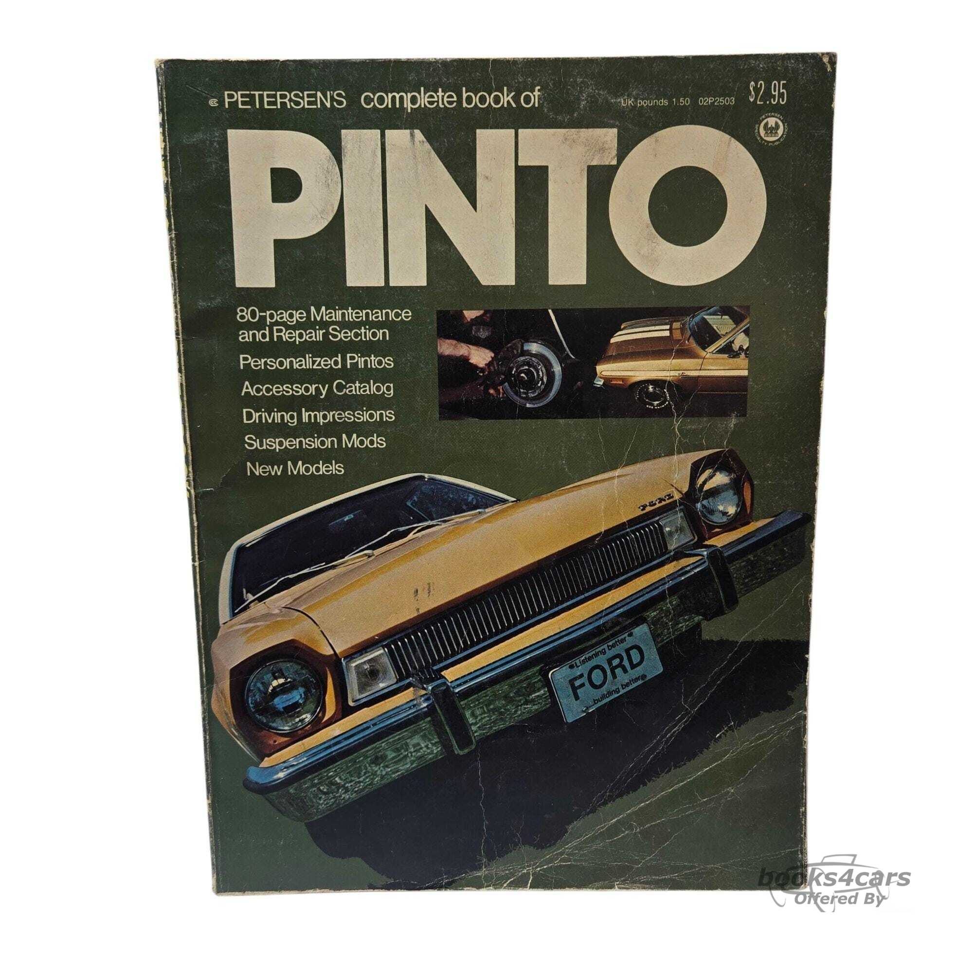 view cover of 1965-1975 Petersen's Pinto Repar manual
