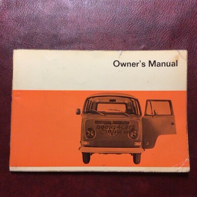 view cover of 1970 Volkswagen Owners Manual Covering the VW Station Wagon Delivery Van Pickup Double cab and Kombi