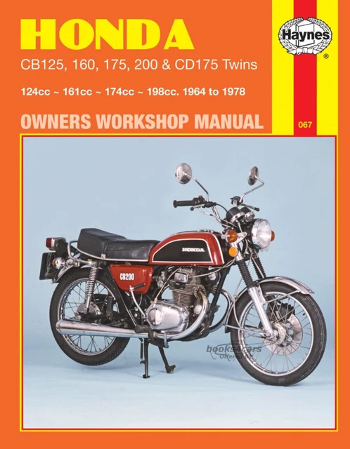 view cover of 1964-1978 CB 125 160 175 200 & CD 175 Twins Shop Service Repair Manual by Haynes