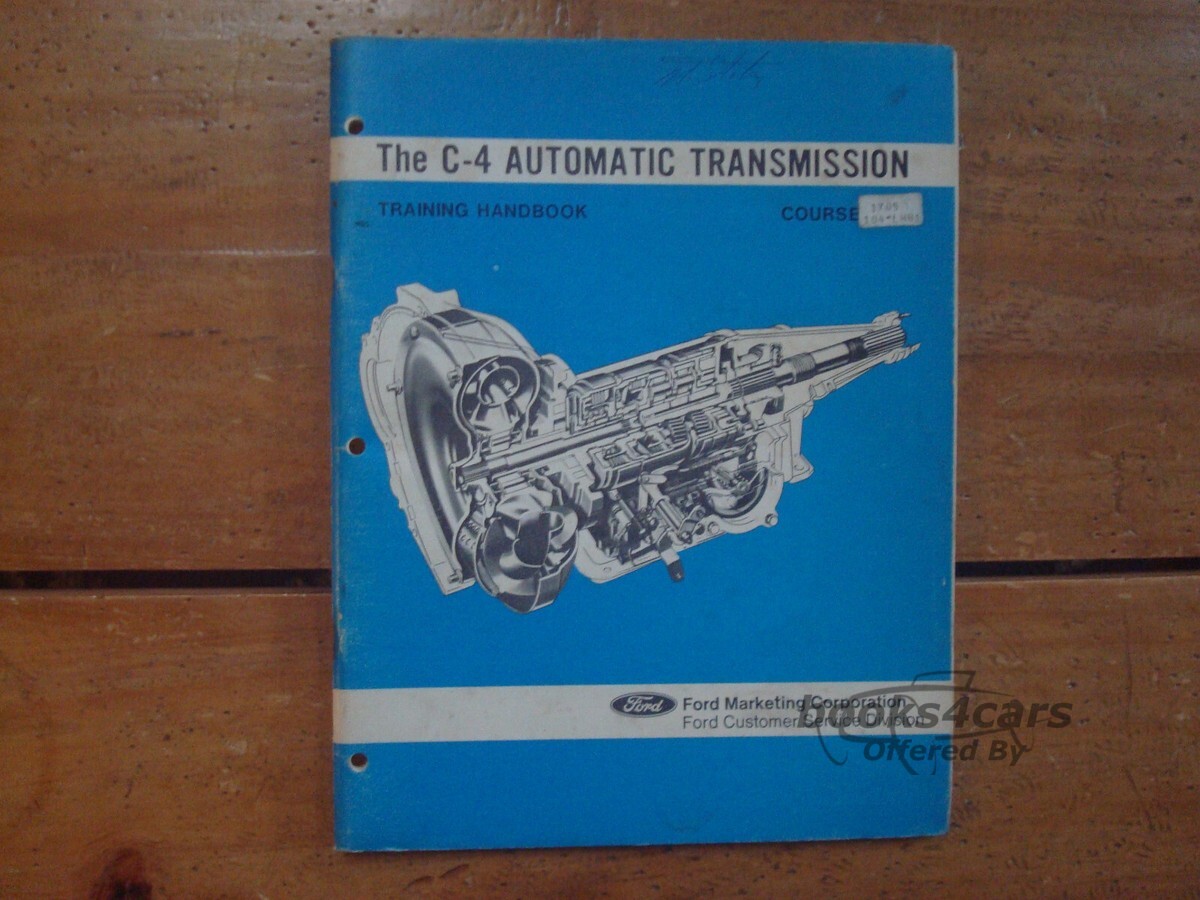 view cover of 1971 C4 Automatic Transmission Training Handbook by Ford