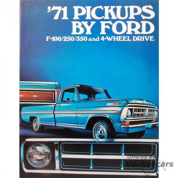 view cover of 1971 Ford Trucks Sales Brochure